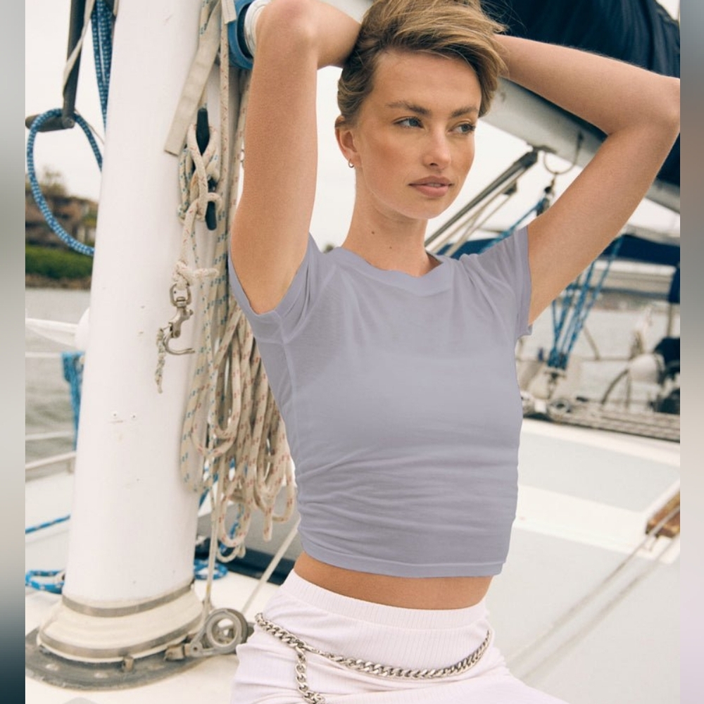 Lamade Basic Crop Tee - image 1